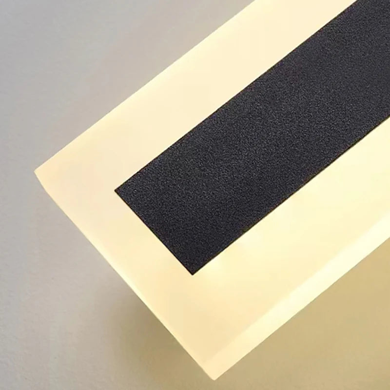 applique murale led minimaliste en aluminium pour éclairage