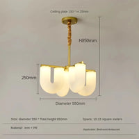 Moderne LED-Pendelleuchte nordisches Design aus Eisen für den Innenbereich