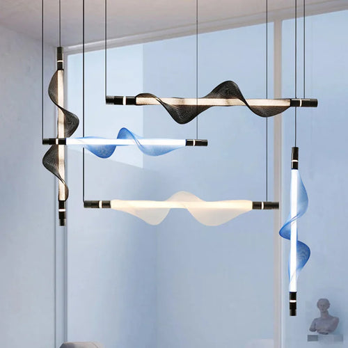 Kronleuchter Design LED Postmodern Acryl Trend 2024 Pendelleuchte - vue 3 sur 18