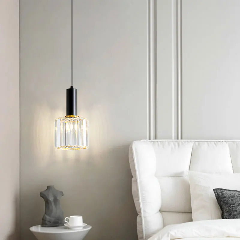 lampe led suspendue en verre design moderne décoratif - vue 4 sur 10