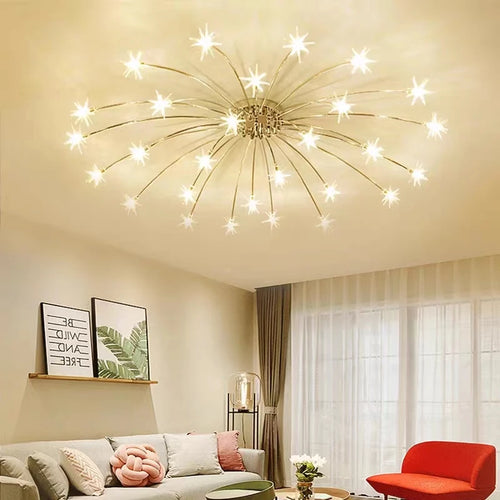 plafonnier led moderne nordique créatif ciel étoilé pour décoration maison - vue 2 sur 18