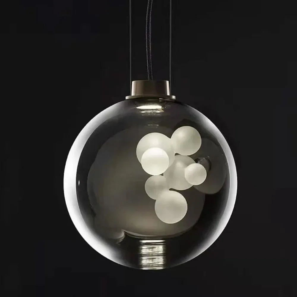 Sopa Globe Pendant Lamp Italy Bubble Glass Chandelier Suspension Hanging Light for Dining Living Room Kitchen - vue 5 sur 7