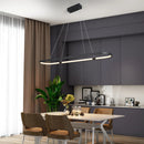 Moderne LED-Pendelleuchte für lineare und elegante Wohnraumgestaltung