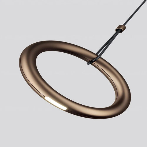Art-déco-Pendelleuchte mit verstellbarem Ring 4.000 K - vue 6 sur 10