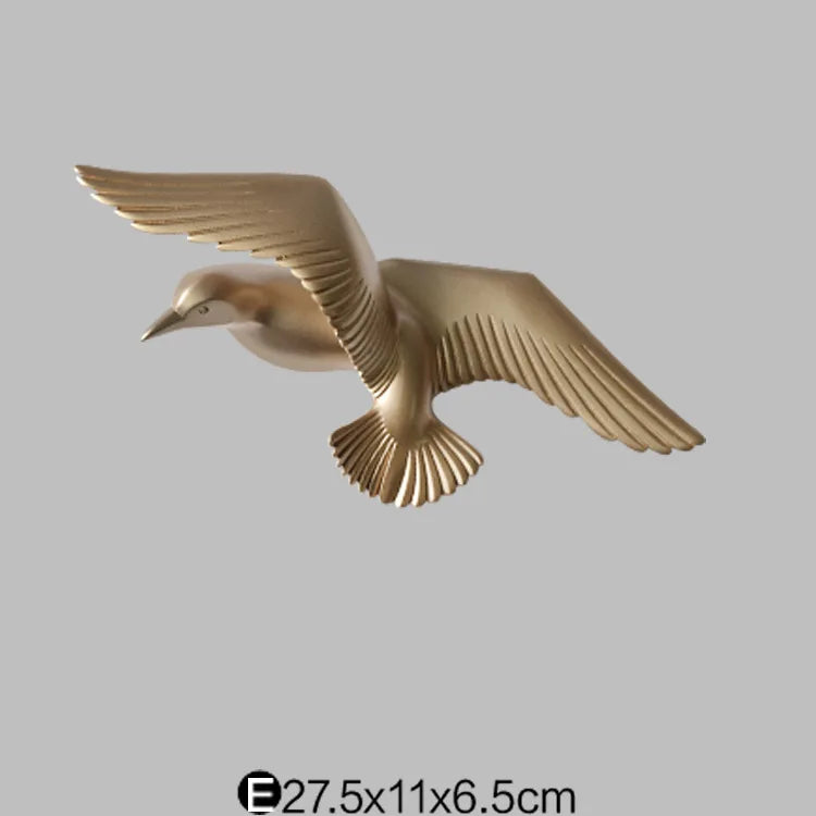 décoration murale créative en forme de mouette décoratif - vue 21 sur 36