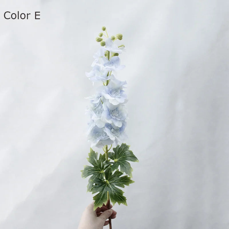fleurs artificielles delphinium hyacinth pour décoration mariage - vue 10 sur 12