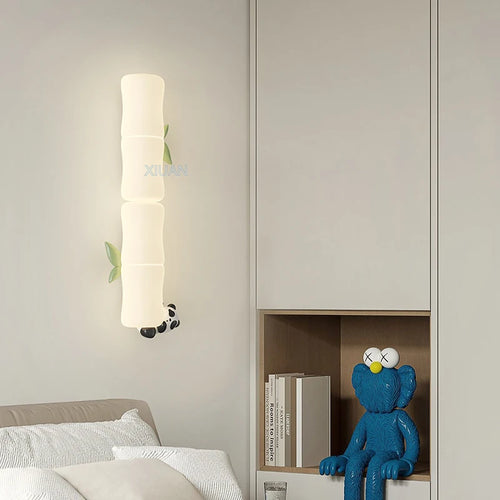 applique murale led singe panda pour enfants - vue 4 sur 23