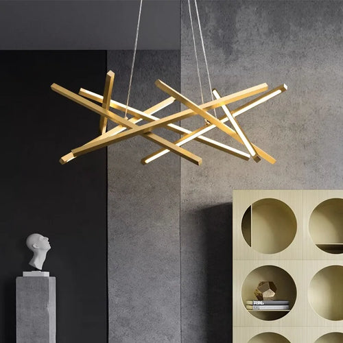 lustre led moderne simple pour éclairage intérieur