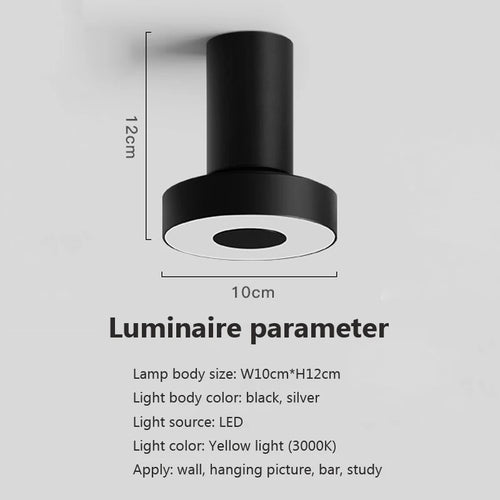 Moderner LED-Deckenstrahler für verschiedene Räume - vue 5 sur 8