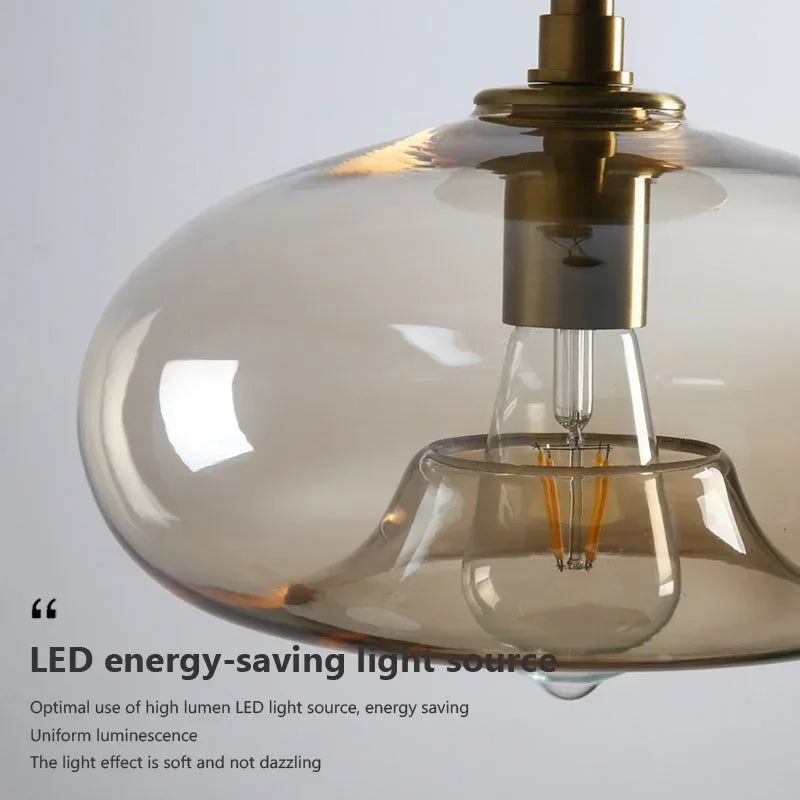 plafonnier led en verre design minimaliste moderne pour intérieur - vue 6 sur 11