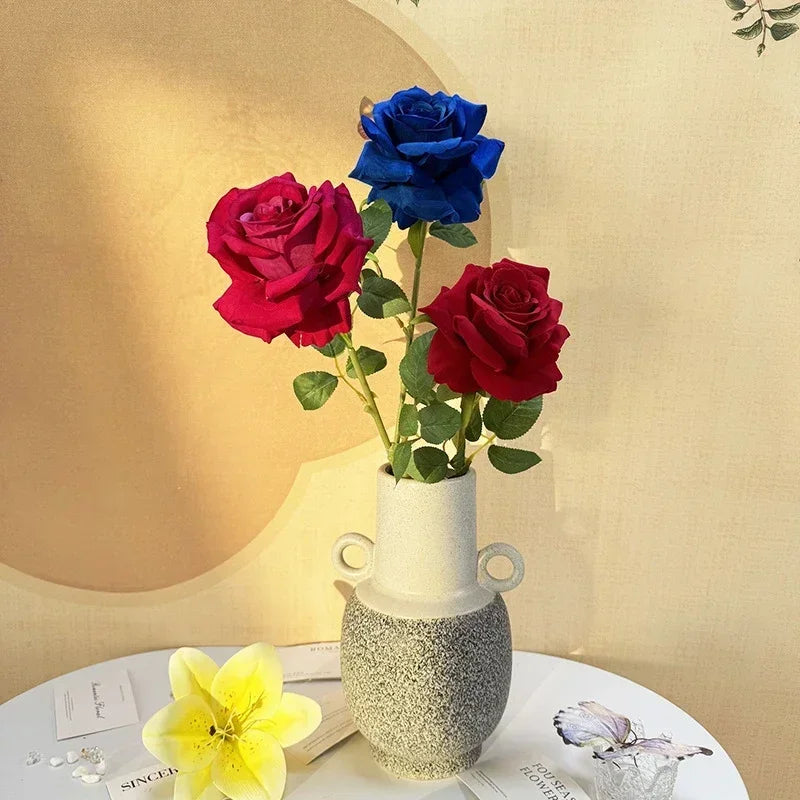 fleurs artificielles roses pour décoration intérieure élégante et moderne - vue 4 sur 16
