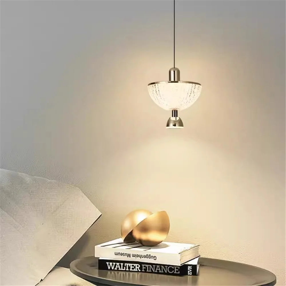 suspension créative en acrylique style nordique luxe décoratif - vue 5 sur 8