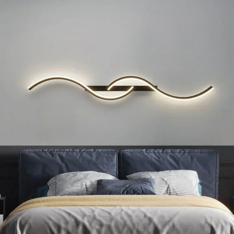 applique murale led moderne pour décoration intérieure et éclairage élégant - vue 7 sur 18