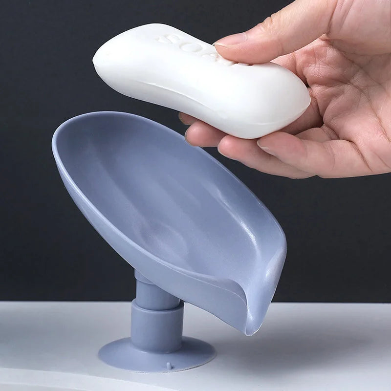 boîte à savon originale en forme de feuille pour la salle de bain - vue 6 sur 8