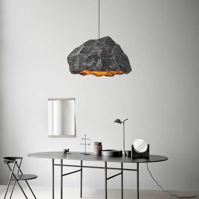 Suspension style pierre de style japonais - vue 4 sur 9