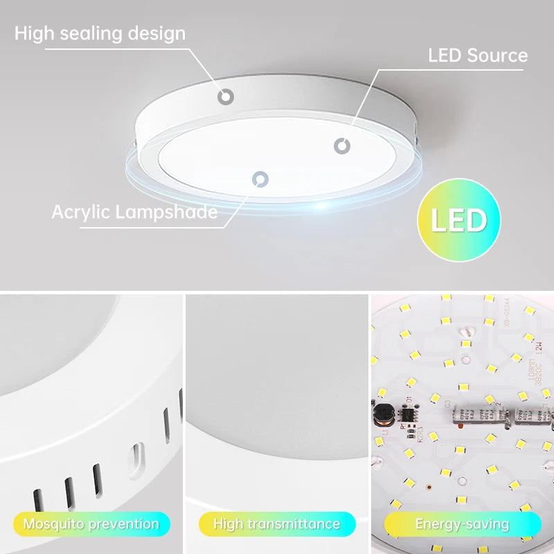plafonnier led ultra fin panneau lumineux pour intérieur - vue 5 sur 12
