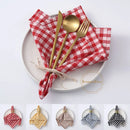 Serviette de table coton motif vichy style classique