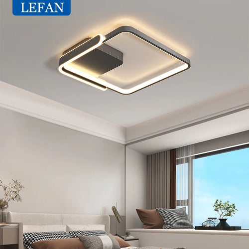 Plafonnier design carrée à leds pour intérieur moderne et lumineuse