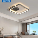 Moderne LED-Deckenleuchte in Ringform für den Innenbereich