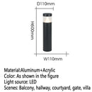 Moderne LED-Außenleuchte für Garten und Hof