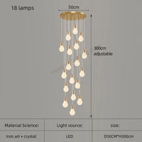 lustre moderne en cristal pour décoration intérieure élégante