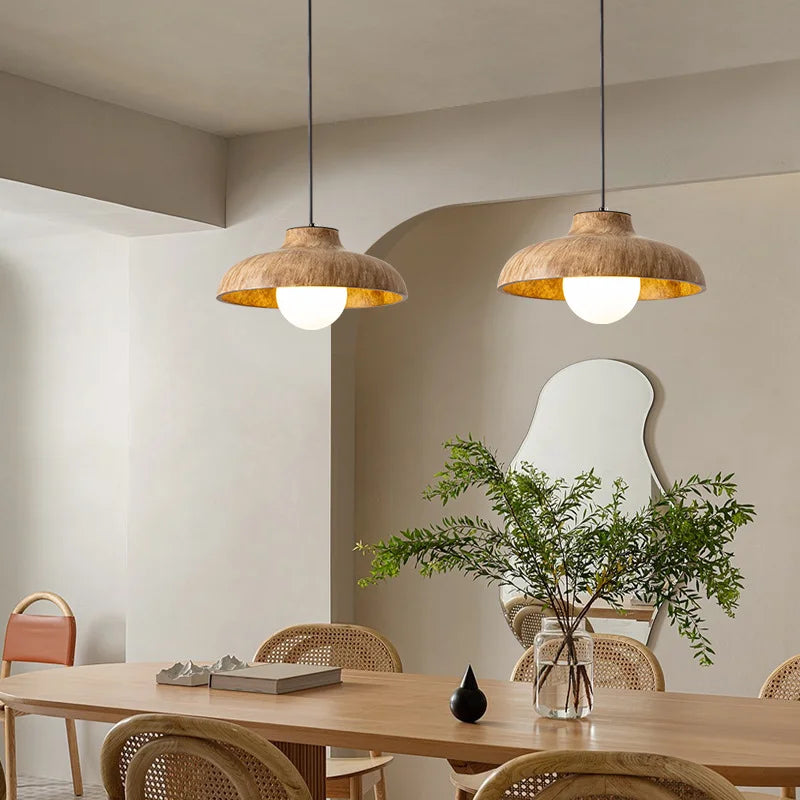 suspension rétro en résine pour décoration chaleureuse de restaurant - vue 3 sur 7