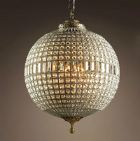 Suspension Lampe K9 Cristal Style Cour Médiévale