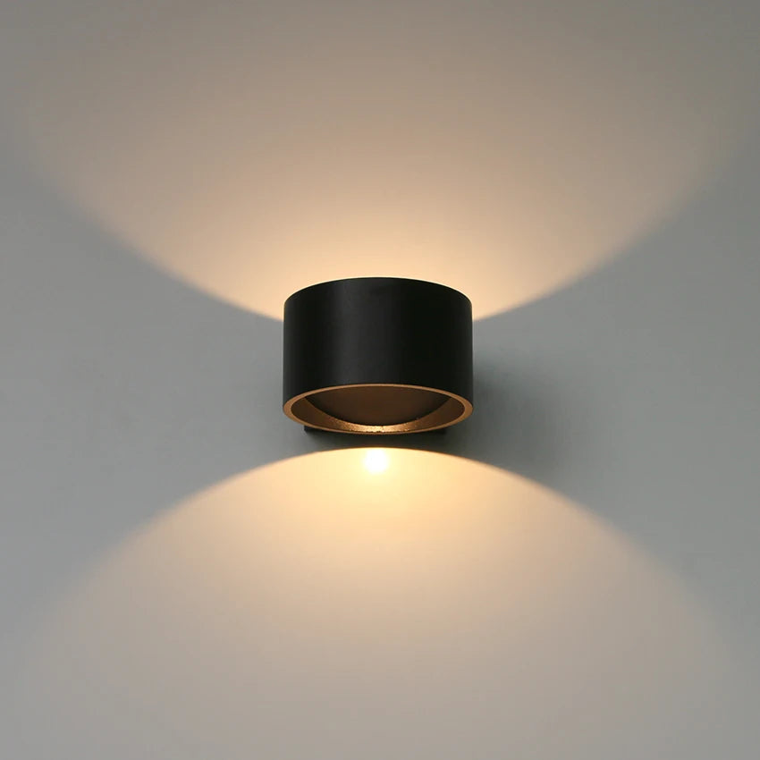 applique murale led ronde en aluminium pour décoration hôtelière - vue 2 sur 8