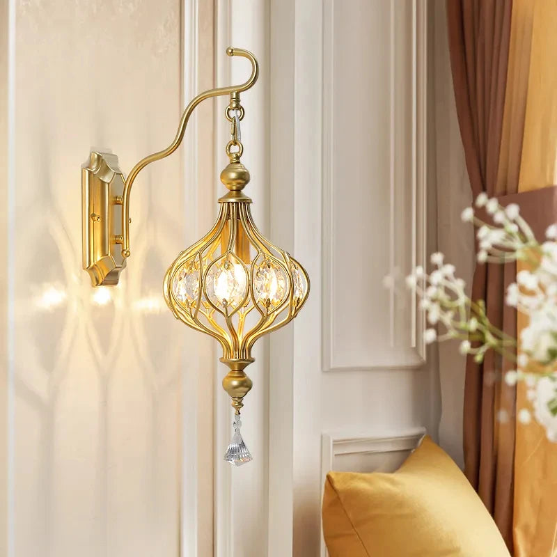suspension rétro en cristal pour décoration intérieure élégante - vue 7 sur 7