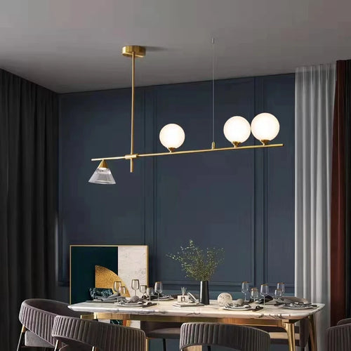lampe suspendue moderne en verre pour décoration intérieure