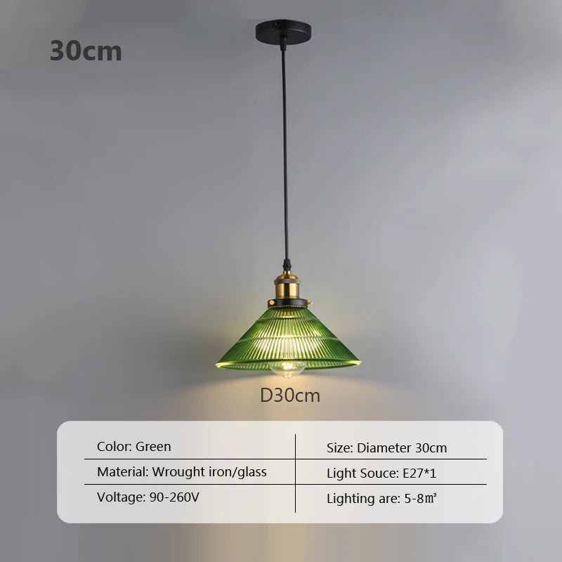 Pendelleuchte aus gestreiftem Glas für dekorative Innenbeleuchtung