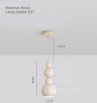 lustre moderne boule de verre décoration artistique luminaire