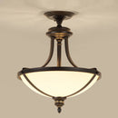 plafonnier scandinave vintage rétro led style américain