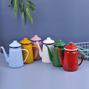 cafetière émaillée vintage 1 1l poignée solide