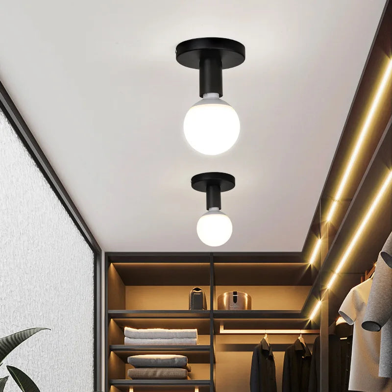 plafonnier led vintage industriel surface montée décoration maison