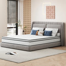 7-Zone Spring Matratze 25cm thick,Medium-Firm Orthopaedic, Extra Comfort, Breathable & Quiet,Breathable 3D fabric