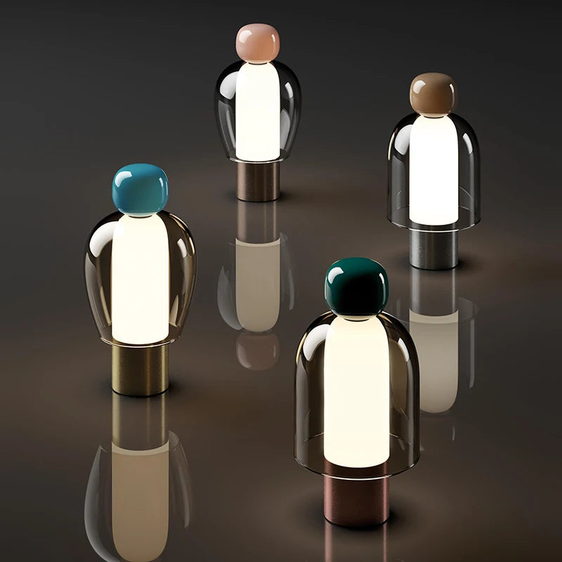 lampe à poser moderne avec chargement usb et design minimaliste - vue 7 sur 10