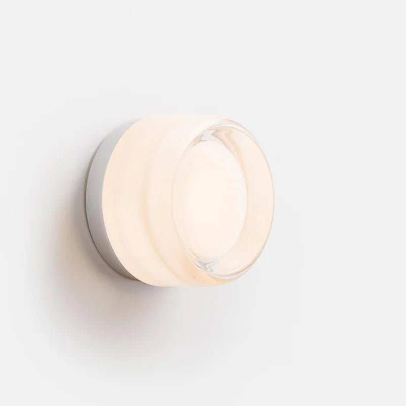 Nordische Designer-Wandleuchte aus schwerem Glas