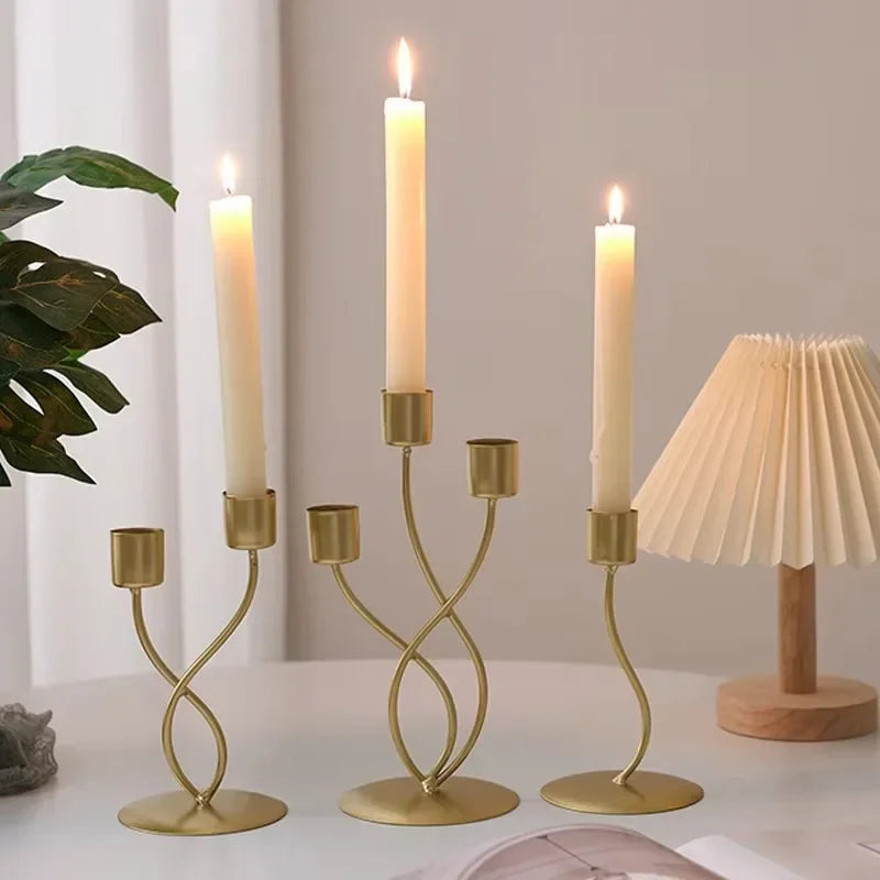 bougeoir nordique artisanal pour événements et décoration festive - vue 2 sur 20