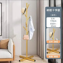 Floor Clothes Rack for Bedroom - Italian Style, Space Utilization Artifact, High-End Luxury Indoor Clothes Drying Rack