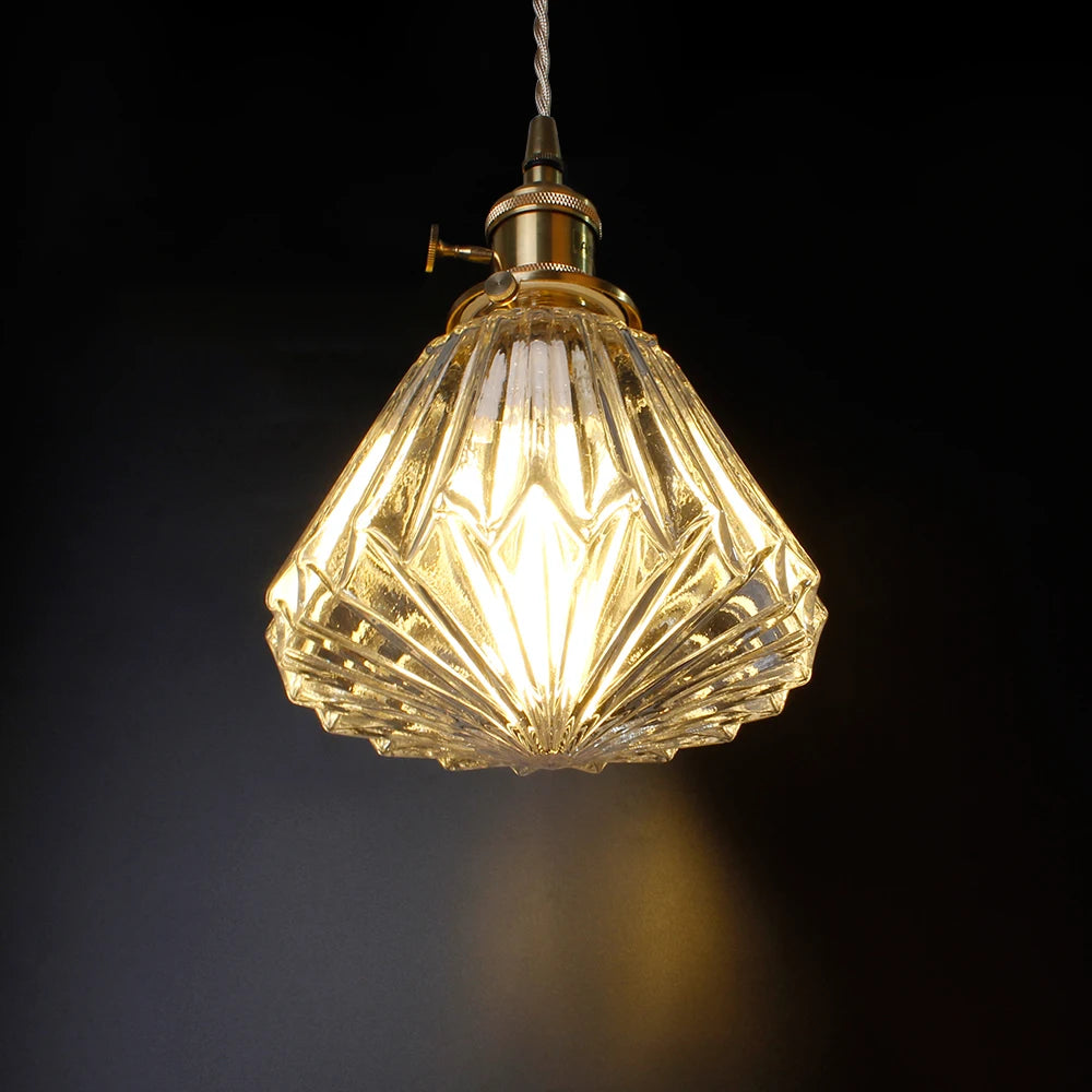 Suspension en verre LED moderne - vue 4 sur 8