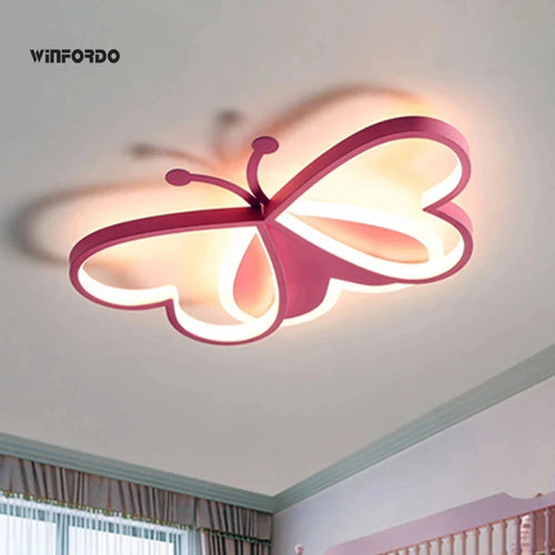 lustre winfordo led 	 papillon intensité réglable pour enfants