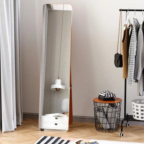 miroir mural sur pied en bois élégant et pratique - vue 7 sur 7