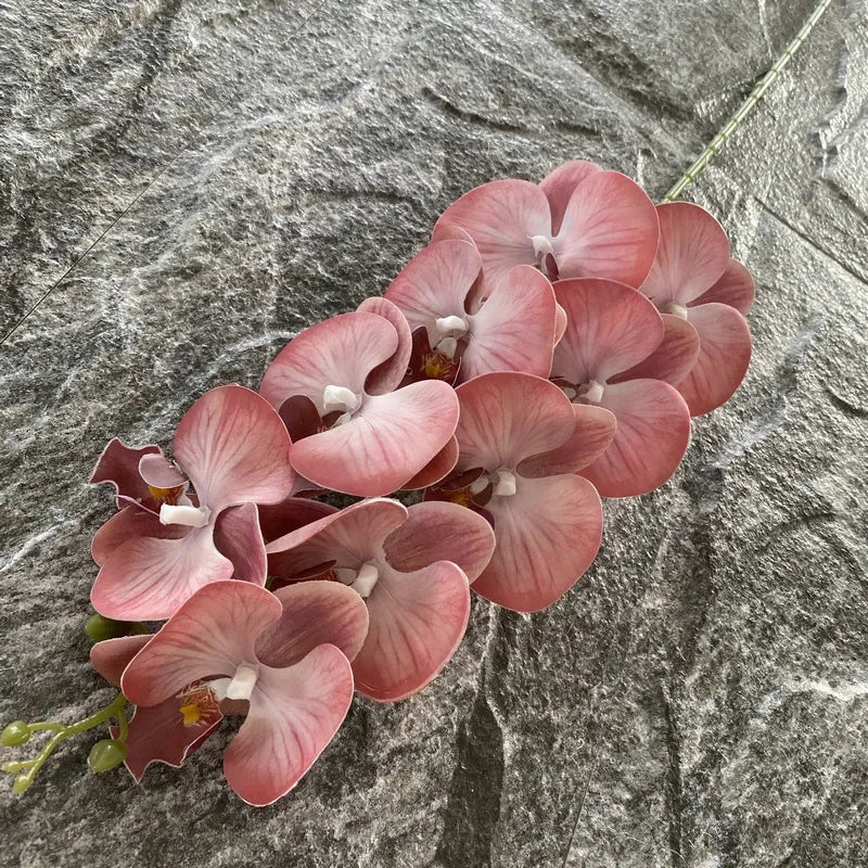 phalaenopsis artificiel orchidée rose décoration pour mariage et jardin - vue 16 sur 23