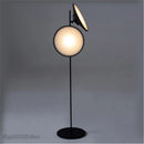 Moderner LED-Stehleuchte im nordischen Design mit doppeltem Licht