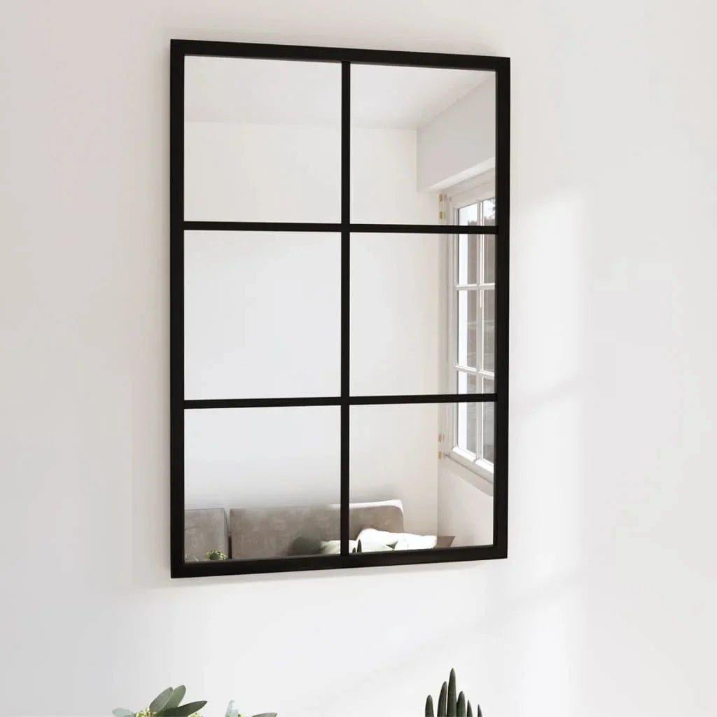 miroir mural en métal pour décoration intérieure moderne - vue 3 sur 7