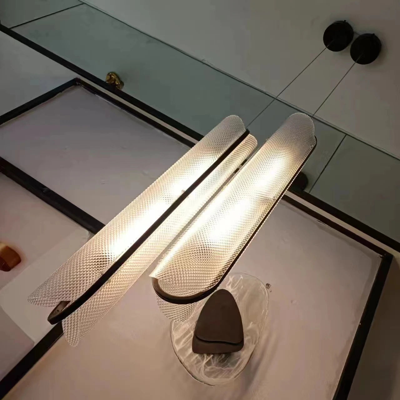 suspension led moderne avec cordon chaud réglable - vue 7 sur 12