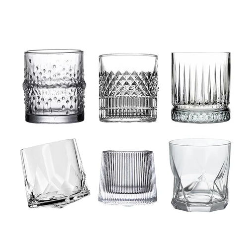 Verres whisky old fashioned relief bar maison