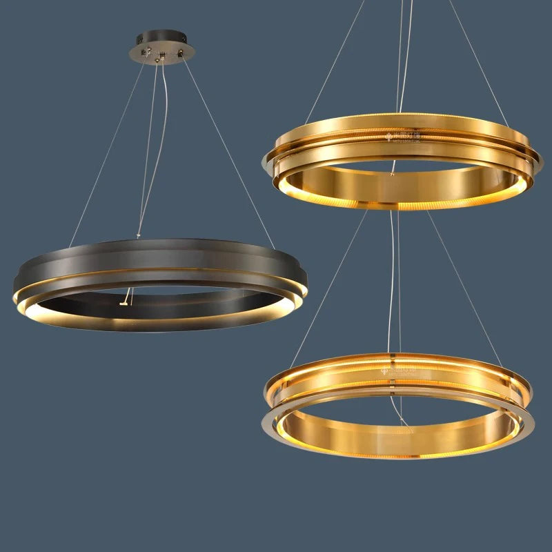 lustre led minimaliste post-moderne italien créatif - vue 6 sur 12