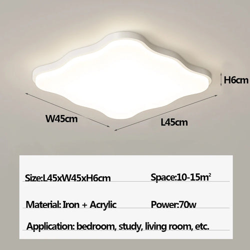 Moderne LED-Deckenleuchte für den Innenbereich - vue 16 sur 16